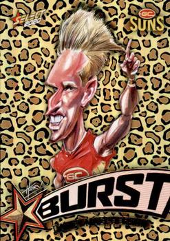 2020 Select Footy Stars - Starburst Caricature Leopard #SBL34 Darcy MacPherson Front